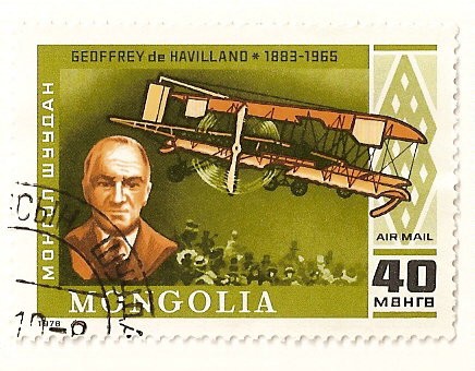 Historia de la aviacion. Geoffrey de Haviland 1883-1965. D.H. 66 Hercules.