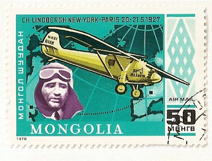 Historia de la aviacion. Charles A. Lindbergh. Spirit of St, Louis. New York-Paris 20,21mayo 1927.