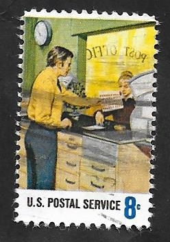 982 - Homenaje a los 700.000 trabajadores del Servicio Postal