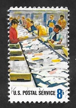 984 - Homenaje a los 700.000 trabajadores del Servicio Postal