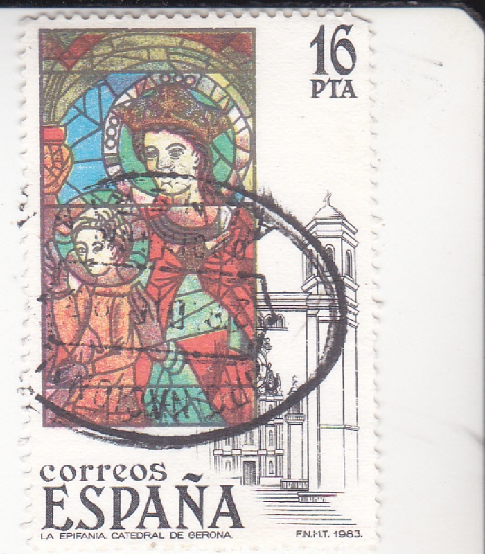 vidriera La Epifanía catedral de Girona(38)