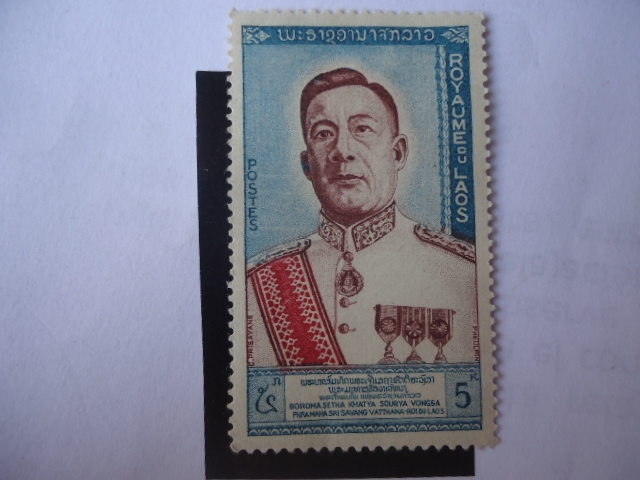 King Savang Vatthana (1862-1955)- Coronación.