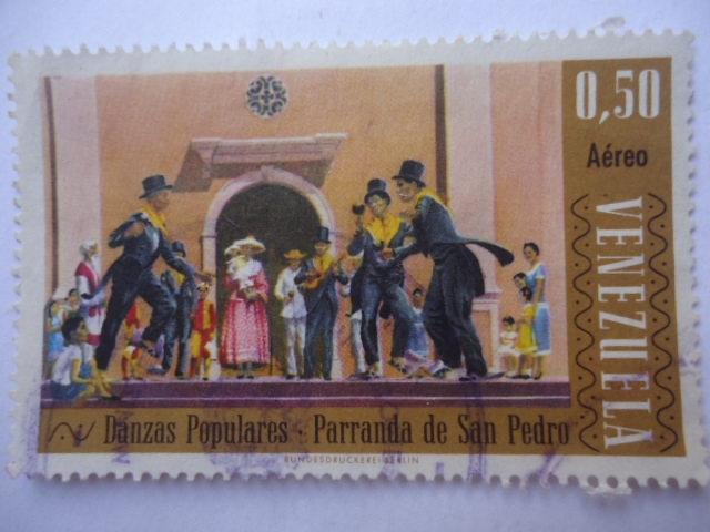 Danzas populares - Parranda de San Pedro.