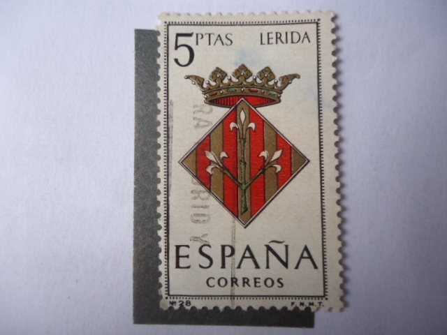 Ed:1554 - Lerida-Escudo de Armas - Serie:Armas provinciales.