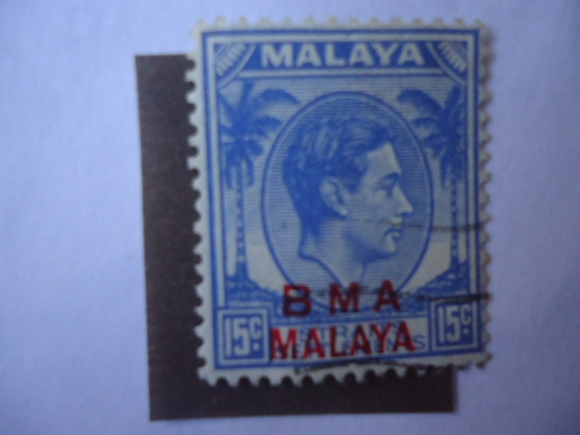 Colonias del Estrecho- B.M.A. Malayo- Serie:B.M.A. Administración Militar Británica