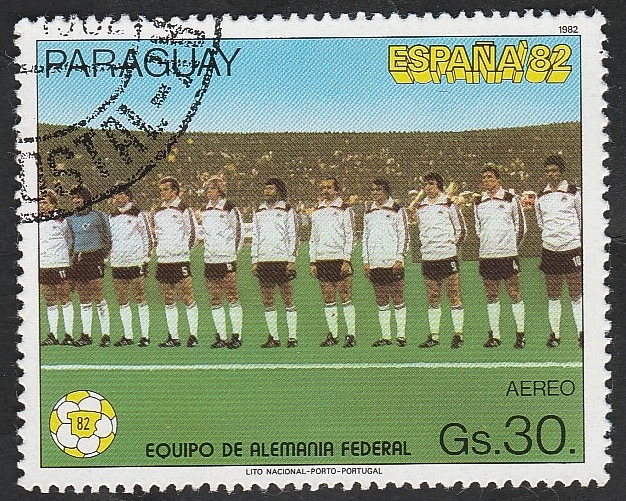 903 - Mundial de fútbol España 82, Selección de Alemania Federal