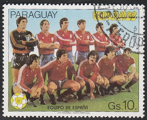 904 - Mundial de fútbol España 82, Selección de España