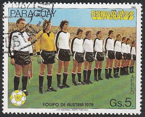 905 - Mundial de fútbol España 82, Equipo de Austria