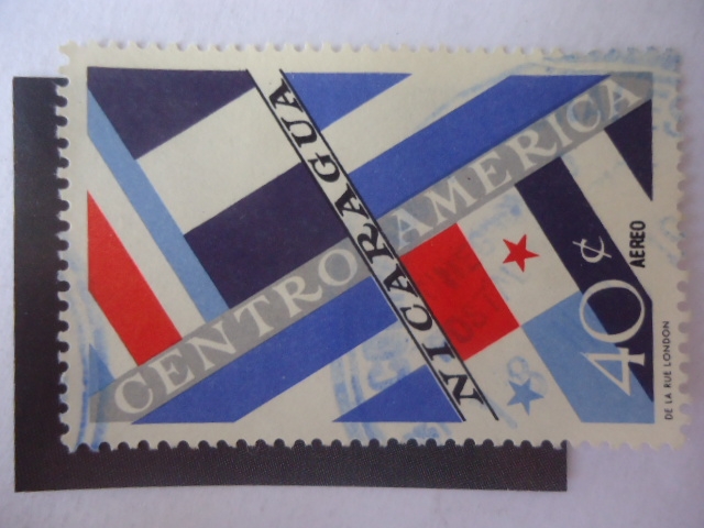 Banderas de Estados Centroamericanos-Organización de Estados Centroamericano.