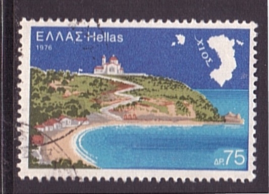 serie- Vistas de islas griegas