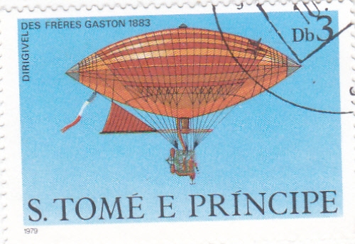 DIRIGIBLE DES FRERES GASTON 1883