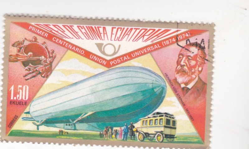 PRIMER CENTENARIO UNION POSTAL UNIVERSAL 