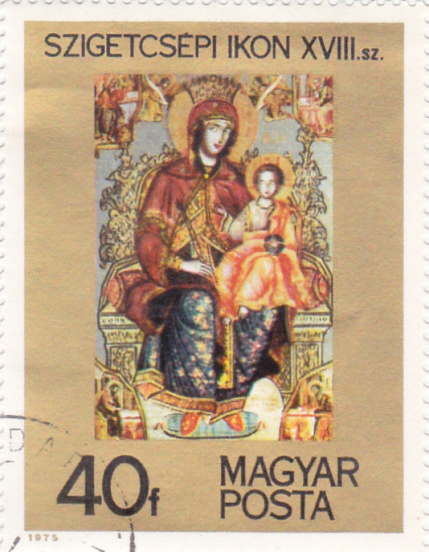 PINTURA- la virgen y el niño