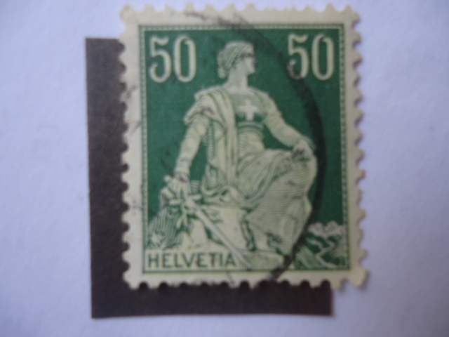 Helvetia con Espada.