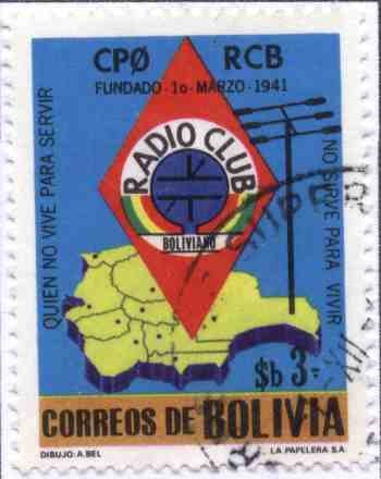 Homenaje al radio club boliviano