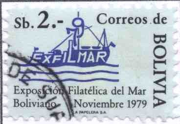 Conmemoracion a la Expisicion Filatelica del Mar Boliviano 