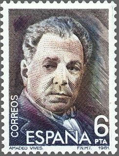 2653 - Maestros de la zarzuela - Amadeo Vives (1871-1932)