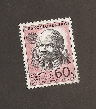 45 Aniv. revolución rusa. V. Lenin