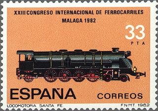 2672 - XXIII Congreso Internacional de Ferrocarriles - Locomotora montaña
