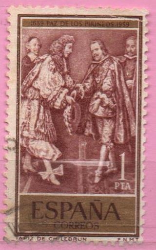 Paz en los pirineos (Felipe IV y Luis XIV)