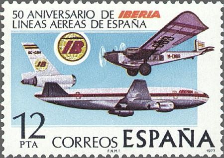 2448 - L Aniversario de la fundación de la compañía aérea Iberia