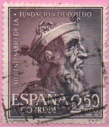 XII centenario d´l´Fundacion dl Oviedo (Alfonso II)