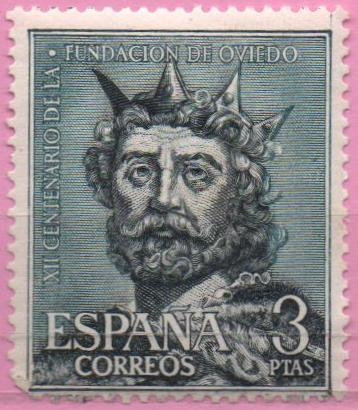 XII centenario d´l´Fundacion dl Oviedo (Alfonso III)