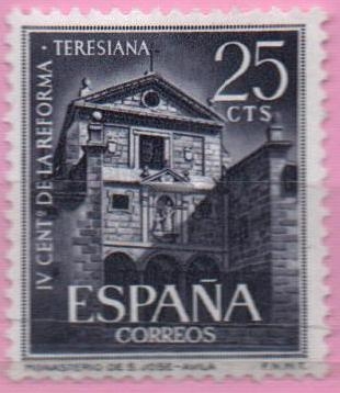 IV centenario d´l´reforma Teresiana (Monasterio d´san Jose Avila)