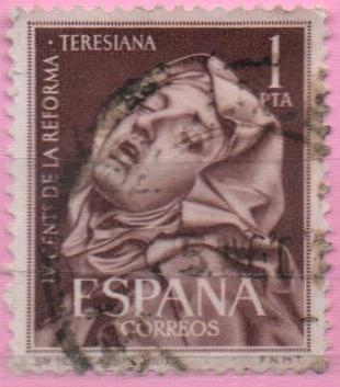 V centenario d´l´reforma Teresiana (Santa Teresa escultura d´BVemini)