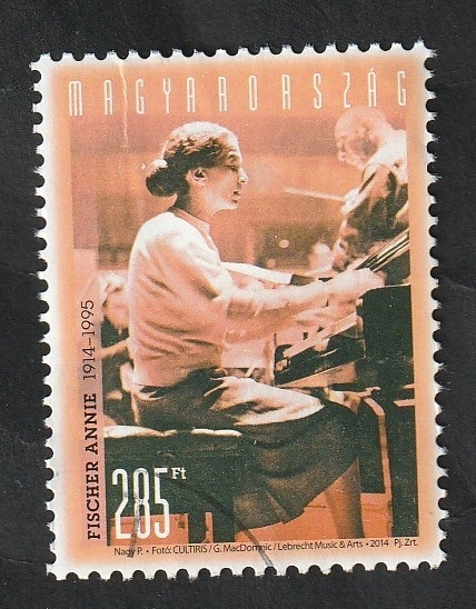 4555 - Centº del nacimiento de Annie Fischer, pianista húngara