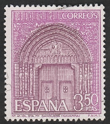 1879 - Iglesia de Santa María, Sangüesa, Navarra