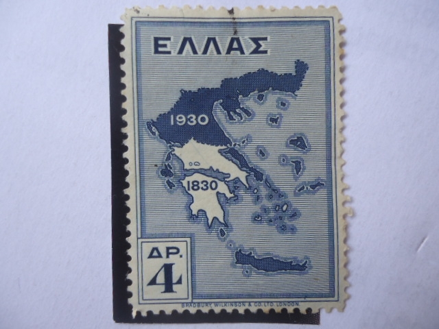 Mapa de Grecia, 1830-1930- Serie:Historia Griega.