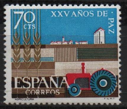 XXV años d´paz Española (Agricultura)