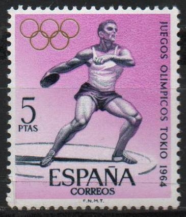 Juegos Olimpicos d´Innsbruck y Tokio (Lanzamiento d´disco ) 