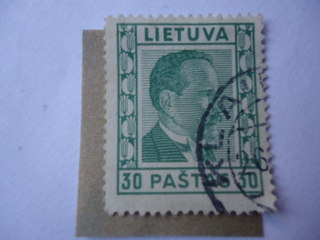 Antanas Smetona (1874-1944) politico y Escritor- presidente de Lituania, en 1919-1920. 