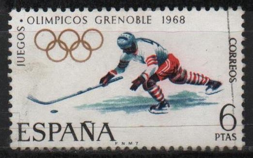 X Juegos Olimpicon d´invierno en Grenoble (Hockey sobre hielo)