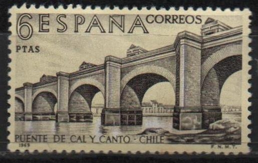 Puente d´Cal y Canto sobre el rio Mapocho