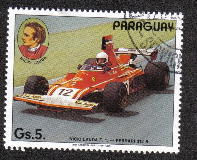 Piloto de Fórmula 1, Niki Lauda ,Ferrari 312 B
