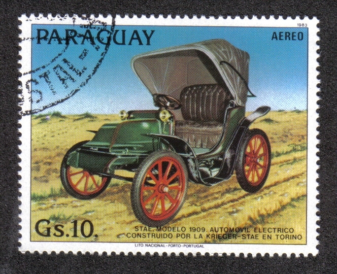 Antiguos automóviles, Electric car STAE, 1909