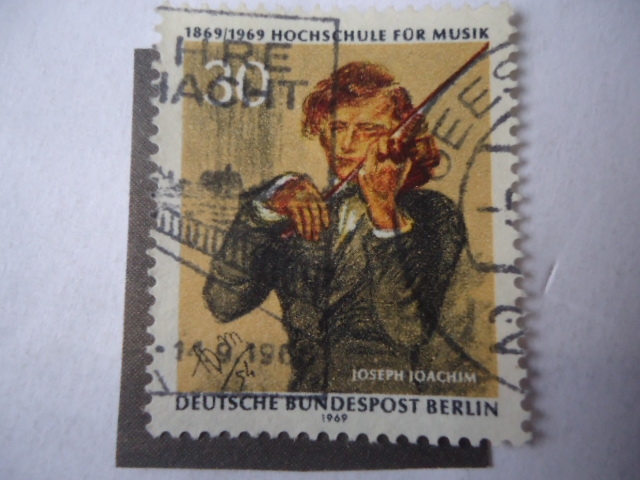 Joseph Joachim (1831-1907) 100 Aniversario de la Academia de Música de Berlín.