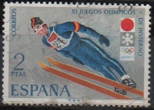 XI Juegos Olimpicos d´Invierno en Sapporo (Salto d´Trampolin)