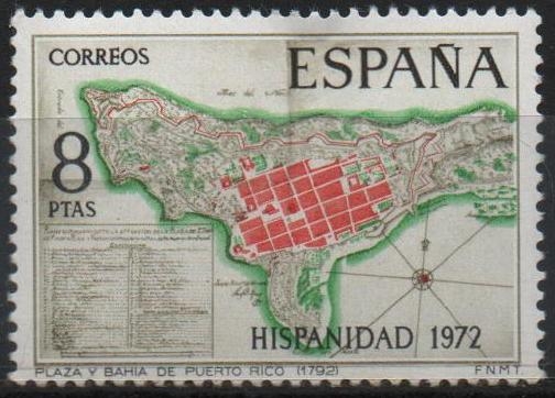 Hispanidad Puerto Rico (Plano d´situacion d´l´ Plaza d´San Juan d´Puerto Rico)