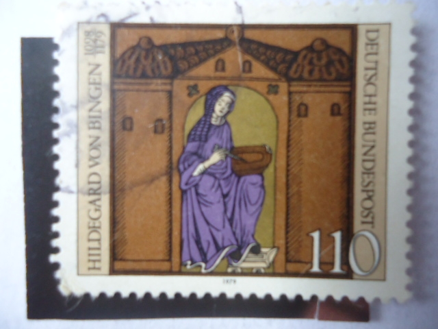 Hildegard Von Bingen (1098-1179) Escritor y Músico - 800 Aniversario de su Muerte- Alemania Rep. Fe