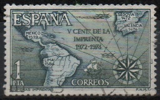 V Centenario d´l´Imprenta (Desarrollo d´l´Imprenta en el Imperio Español