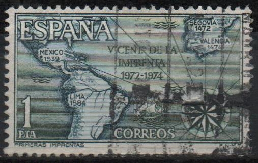 V Centenario d´l´Imprenta (Desarrollo d´l´Imprenta en el Imperio Español
