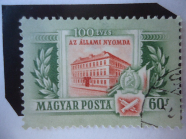 Az Állami Nyomda - La Imprenta Estatal - 100 años (1855-1955)