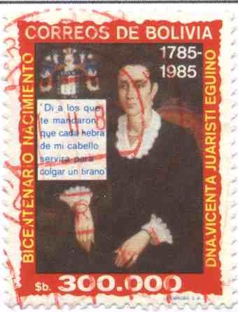 Bicentenario del Nacimiento de Doña Vicenta Juaristi Eguino
