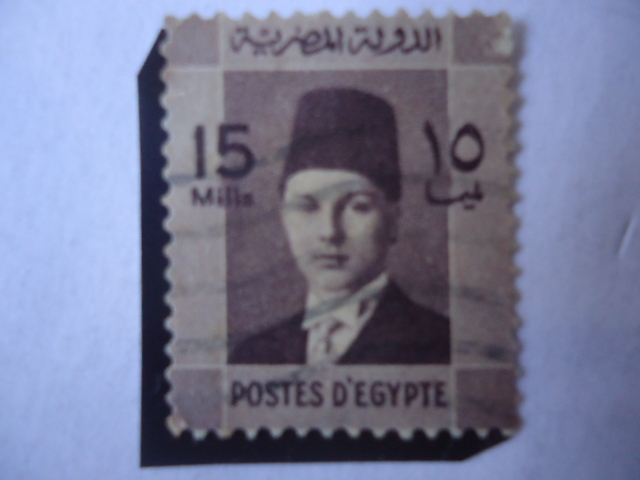 King Farouk de Egipto (1920-/65)-Serie:La herencia Egipcia.