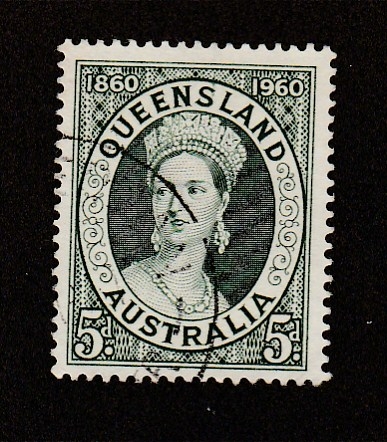 Primer Centenario emisión de sellos en Queensland