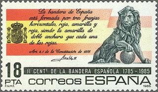 2792 - II centenario de la Bandera Española